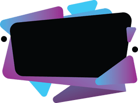 Vibrant Cloud Concept with Creative Shapes PNG