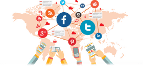 Digital Global Market Connections PNG