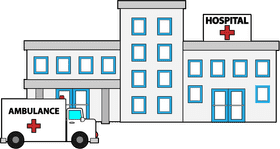 Emergency Care Hospital and Ambulance Services PNG