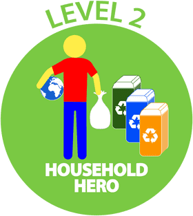 Eco-Conscious Child Champion of Recycling PNG