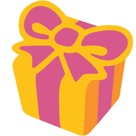 Colorful Celebration Gift Box PNG