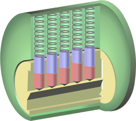 Advanced Security Lock Mechanism Design PNG