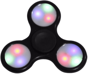 Colorful Light-Up Spinner for Stress Relief PNG