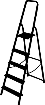 Versatile Step Ladder for All Your Needs PNG