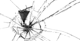 Shattered Reflections The Art of Broken Glass PNG