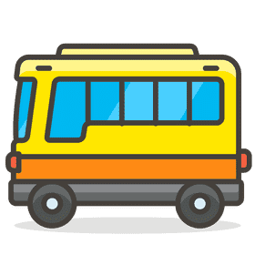 Bright Yellow School Bus Adventure PNG
