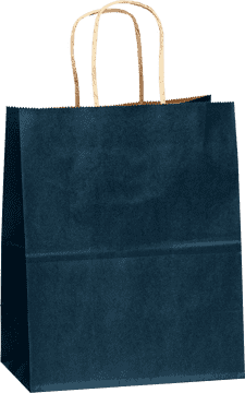 Elegant Blue Shopping Bag for Stylish Purchases PNG
