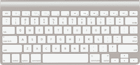 Sleek Wireless Magic Keyboard Design PNG