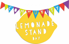 Community Lemonade Stand Day Banner PNG