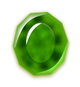 Elegant Jade Stone Reflection PNG