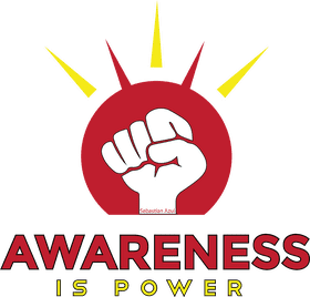 Empowering Awareness Ribbon for Change PNG