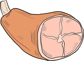 Savory Slice of Fresh Meat Delicacy PNG