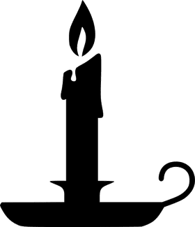 Whimsical Candle Glow for Tranquil Moments PNG