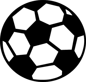 Classic Soccer Ball Design PNG