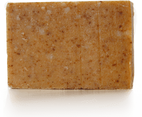 Natural Exfoliating Soap Bar with Almonds PNG