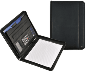 Elegant Organizer Folder with Calculator and Notepad PNG