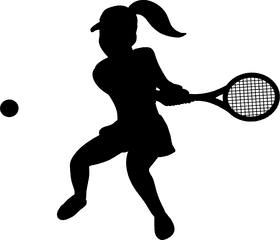 Tennis Champion in Action PNG