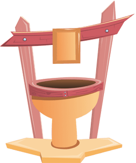Rustic Bathroom Toilet Design PNG