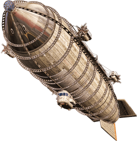 Skybound Adventure The Majestic Airship PNG