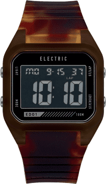 Modern Mechanical Watch with Digital Display PNG