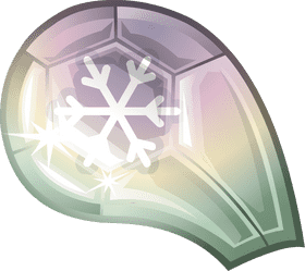 Frosted Gem of Winter Radiance PNG