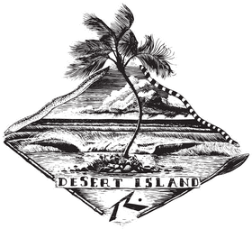 Desert Oasis Island of Serenity PNG