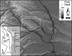 Mountain Elevation and Geological Study Area PNG