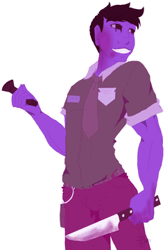 Purple Grapes The Mischievous Slicer PNG