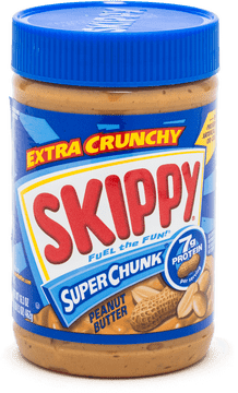Skippy Super Chunk Peanut Butter Jar Delight PNG