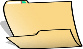 Stylish Document Storage Folder Design PNG