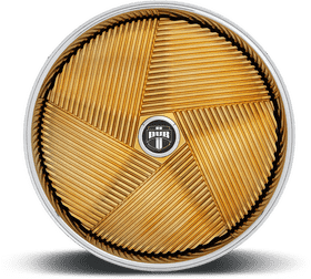 Gold-Plated Fidget Spinner for Ultimate Relaxation PNG