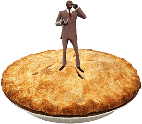 Pumpkin Pie Surprise with a Stylish Twist PNG