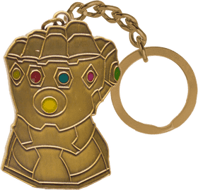 Infinity Gauntlet Keychain for Superhero Fans PNG