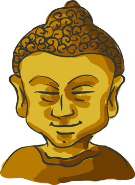 Peaceful Buddha of Tranquil Mind PNG