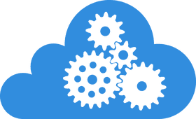 Cloud Computing Harnessing Power of Gears and Innovation PNG