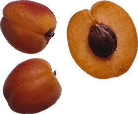 Deliciously Sweet Apricot Fruit Collection PNG