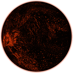 Fiery Planet of Eternal Night PNG