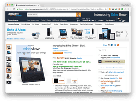 Interactive Cursor Navigation on Amazon Interface PNG