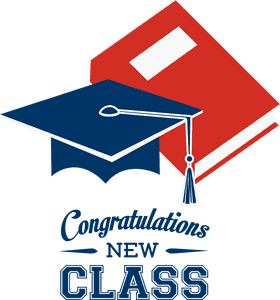 Celebrating Graduation Congratulations New Class PNG