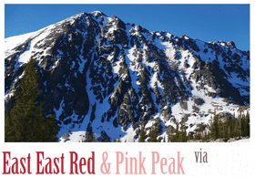 Majestic Glacier Peaks Red & Pink Summit Views PNG