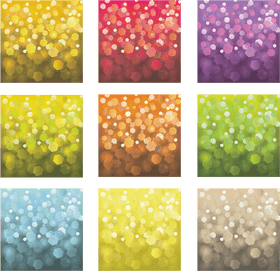 Bokeh Bliss A Colorful Light Symphony PNG
