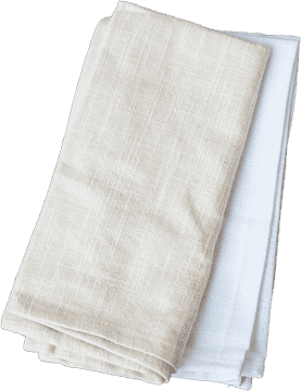 Elegant Linen Napkin Holder for Dining Experience PNG