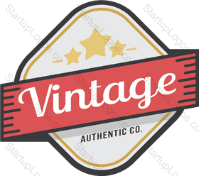 Vintage Style Name Badge for Authentic Branding PNG