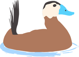 Whimsical Rubber Duck on Tranquil Waters PNG