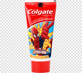 Spiderman Berry Blast Toothpaste for Kids PNG