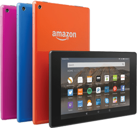 Vibrant Tablet Collection Amazon's Colorful Devices PNG