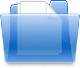 Organized Document Storage Folder PNG