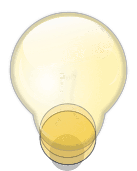 Bright Ideas with Light Bulb Inspiration PNG