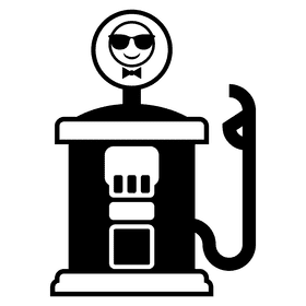 Cool Air Pump with Stylish Smiley Face PNG