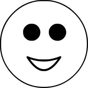 Smiley Face of Happiness and Joy PNG